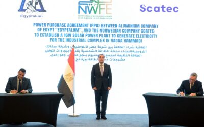 محطة شمسية ضخمة بقدرة 1.1 جيجاوات لتشغيل «مجمع الألومنيوم» في مصر