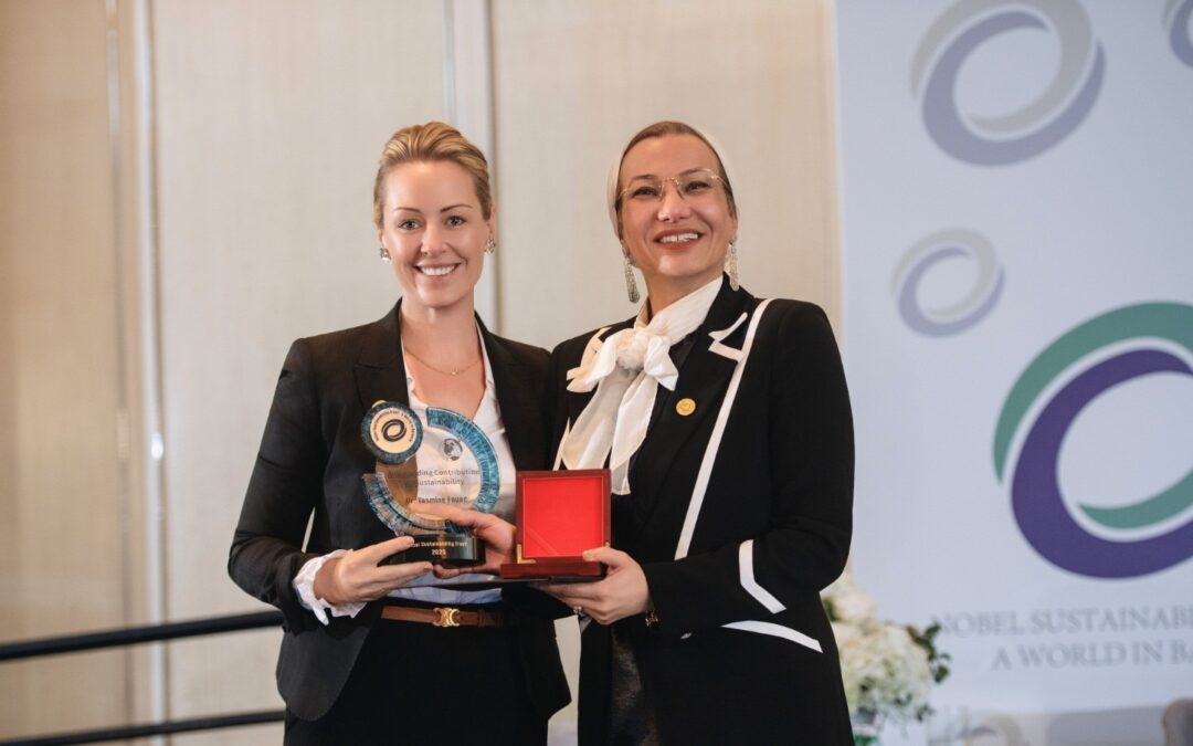 فوز الدكتورة ياسمين فؤاد بجائزة «صندوق نوبل للاستدامة» لعام 2025